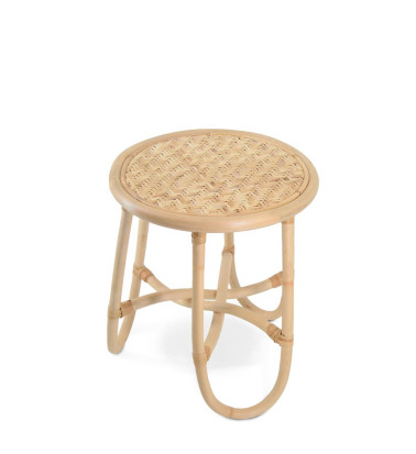 Tavolino da centro in rattan 40 x 40 x 45