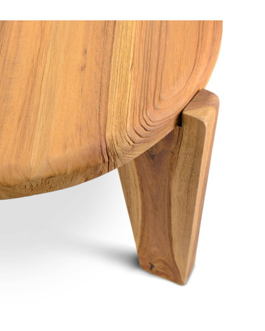 MALMO - Teak side table 50 x 50 x 37