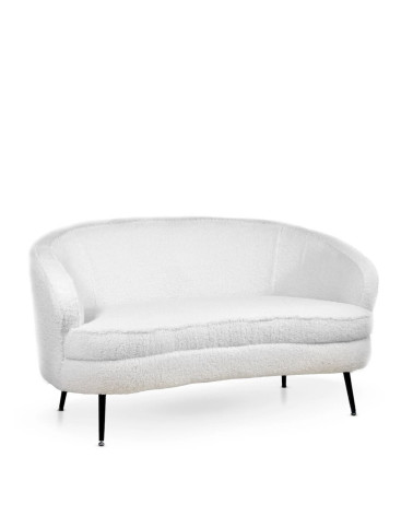 MIA - Sofa in iron and wool 141 x 71 x 77