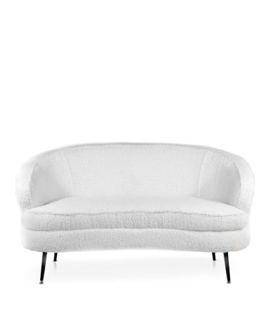 MIA - Sofa in iron and wool 141 x 71 x 77