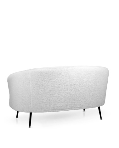 MIA - Sofa in iron and wool 141 x 71 x 77