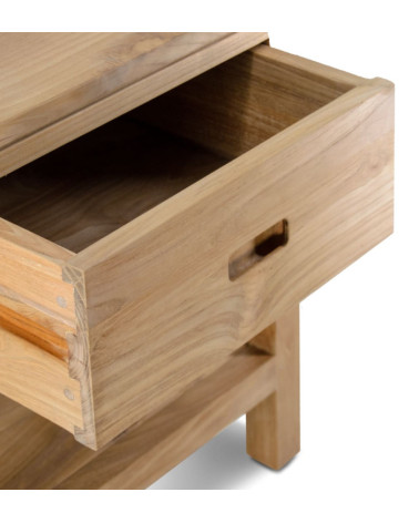 TEIDE - Teak nightstand 45 x 40 x 52