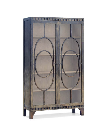 CORDOBA - Vitrine aus Kiefernholz 120 x 45 x 205