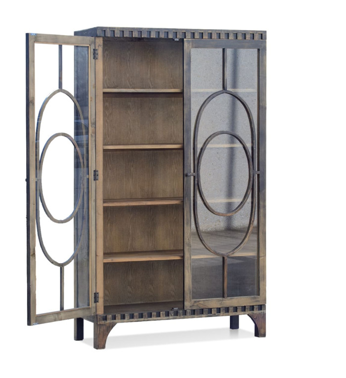 CORDOBA - Vitrine aus Kiefernholz 120 x 45 x 205