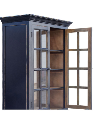 CORDOBA - Vitrine em madeira de pinho 100 x 45 x 205