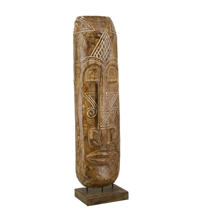 Figure totem en mangue 35 x 25 x 130