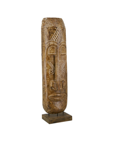 Figure totem en mangue 35 x 25 x 130