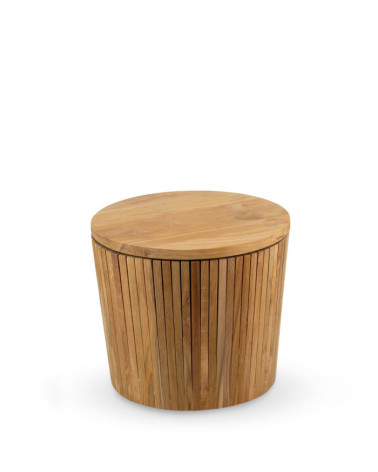 Teak stool 40 x 40 x 36