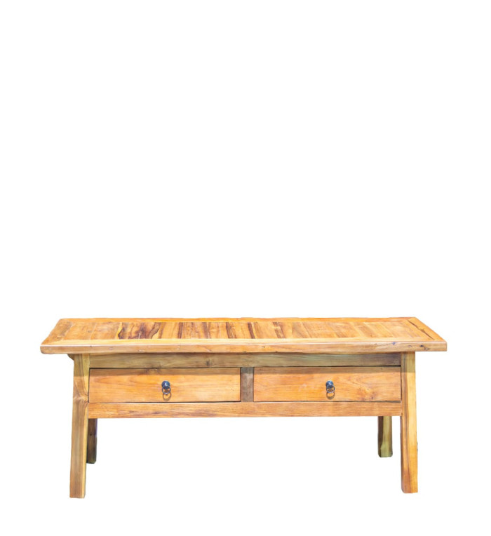 Table basse en teck 130 x 40 x 50