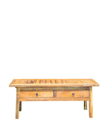 Table basse en teck 130 x 40 x 50