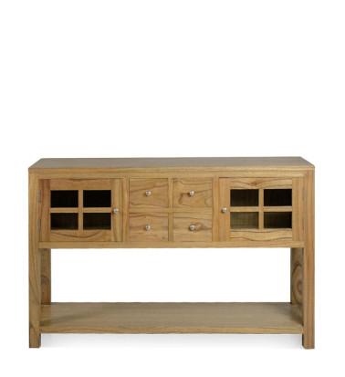 MERAPI – Sideboard in Mindi wood 128 x 40 x 80