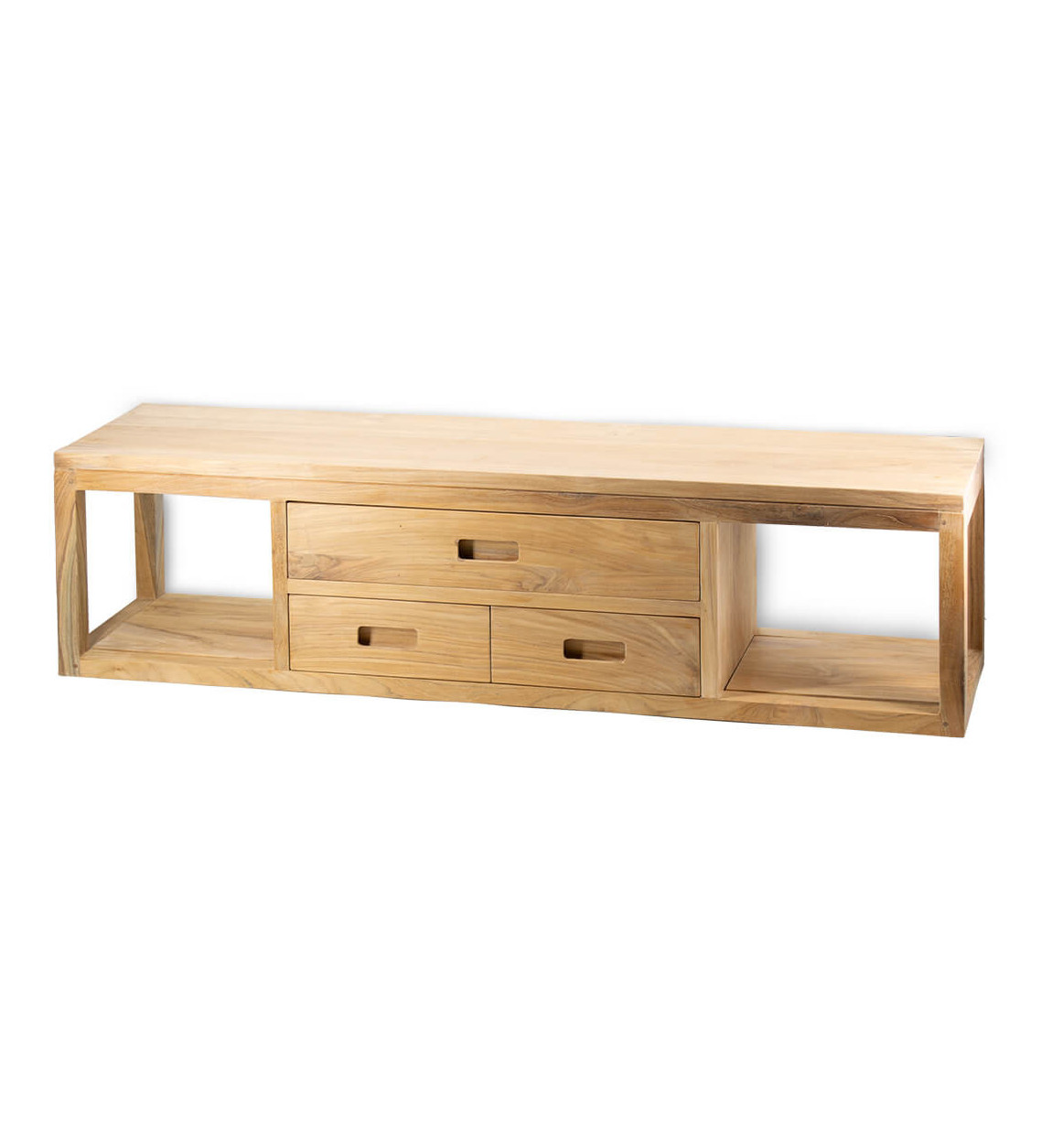 TEIDE - Console flottante en teck 110 x 25 x 30