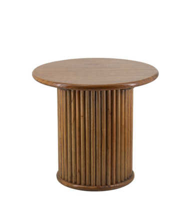 AMANDA - Table d'appoint en mindi 50 x 50 x 45