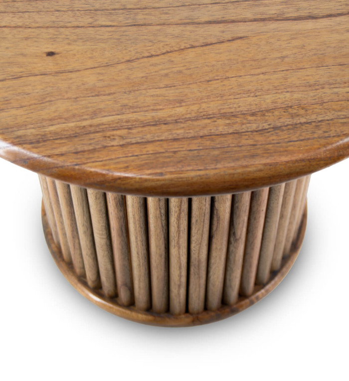 AMANDA - Table d'appoint en mindi 50 x 50 x 45