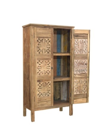 Armoire en bois recyclé 95 x 47 x 180