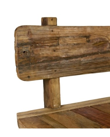 Recycled teak bench 130 x 50 x 90