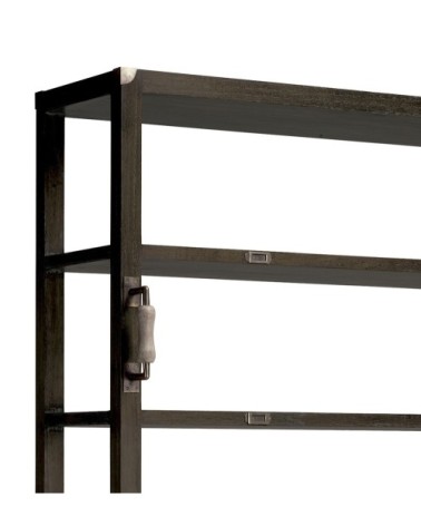 INDUSTRIAL - Biblioteca em mindi 120 x 40-63 x 220