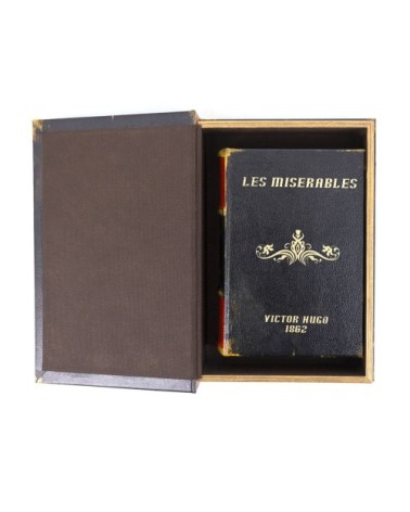 LIVRO DE LEATHERETTE S/2 19 x 7 x 27 / 14 x 5 x 20