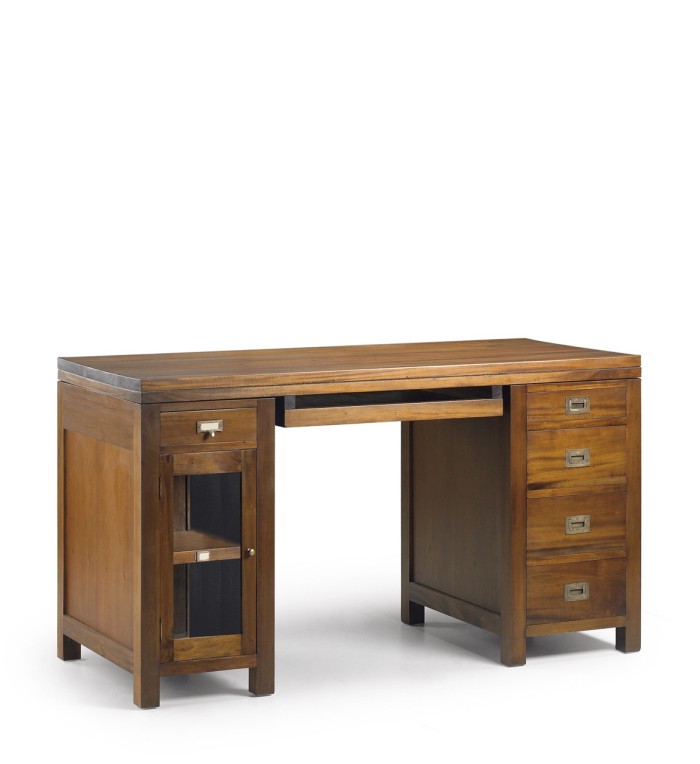 FLAMINGO - Bureau en acajou 140 x 60 x 78