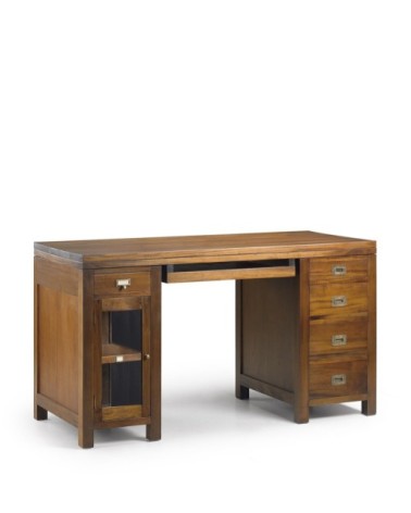 FLAMINGO - Bureau en acajou 140 x 60 x 78