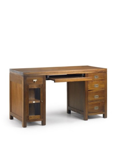 FLAMINGO - Bureau en acajou 140 x 60 x 78