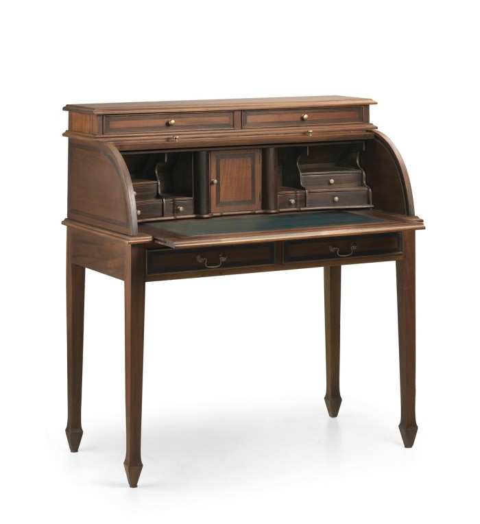 VINTAGE - Bureau en acajou 103 x 57 x 115