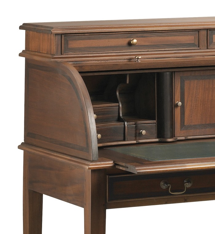 VINTAGE - Bureau en acajou 103 x 57 x 115