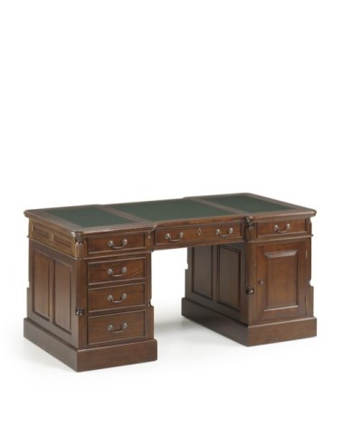 VINTAGE - Bureau en acajou 160 x 80 x 80