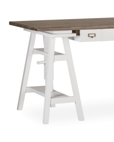 EVEREST - Height-adjustable mindi desk 150 x 70 x 78-98