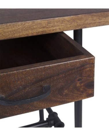 PIPA - Mango and iron desk 135 x 55 x 78