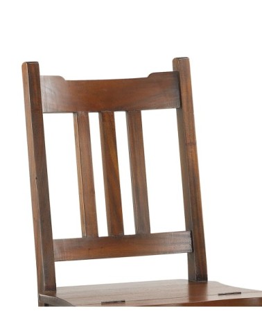 FLAMINGO - Mahogany ladder chair 45 x 38 x 90