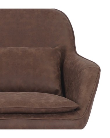 DETROIT - Iron and PU armchair 73 x 80 x 83