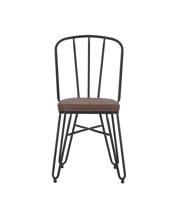 DETROIT - Iron and PU chair 55 x 45 x 86