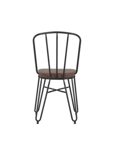 DETROIT - Iron and PU chair 55 x 45 x 86