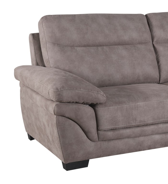 MELVIN - 100% polyester sofa 225 x 95 x 98