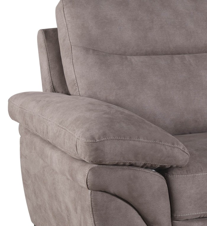 MELVIN - Sofa aus 100% Polyester 225 x 95 x 98