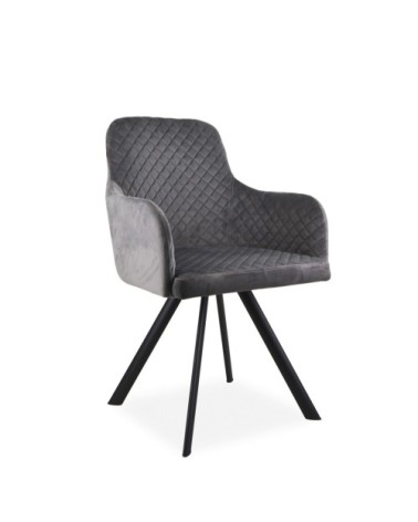 MELISSA - Iron and polyester armchair 58 x 55 x 83