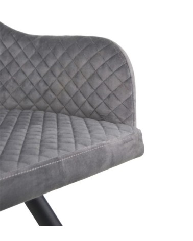 MELISSA - Fauteuil en fer et polyester 58 x 55 x 83