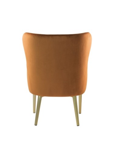 MELISSA - Fauteuil en fer et polyester 70 x 63 x 86