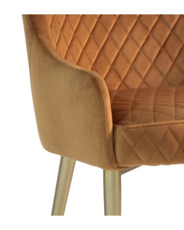 MELISSA - Fauteuil en fer et polyester 70 x 63 x 86