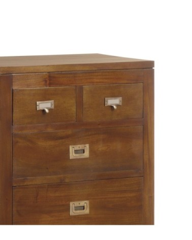 FLAMINGO - Tall mahogany chest of drawers 60 x 40 x 120