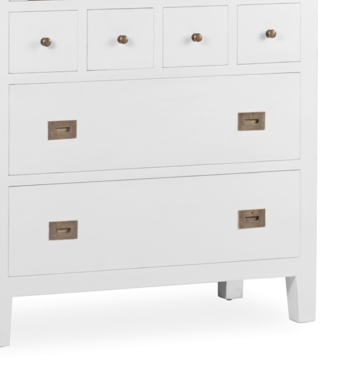 EVEREST - Commode en mindi avec porte abattante 90 x 45 x 135