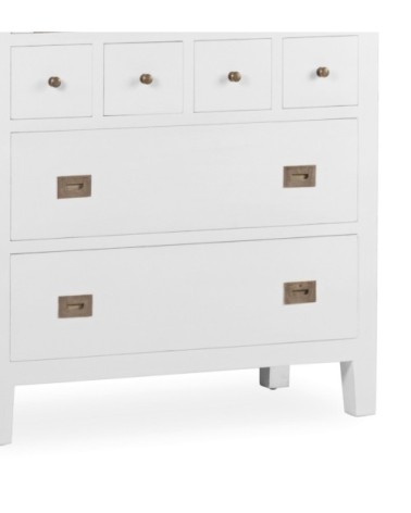 EVEREST - Commode en mindi avec porte abattante 90 x 45 x 135