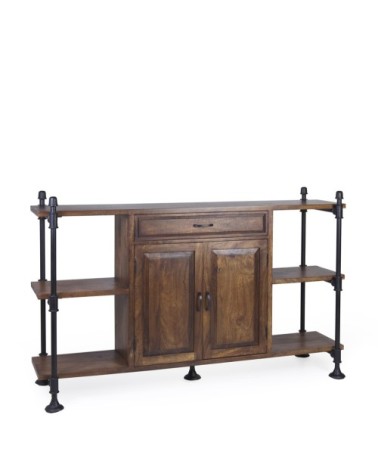 PIPA - Buffet en manguier et fer 160 x 45 x 95