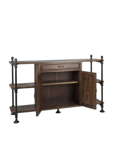 PIPA - Buffet en manguier et fer 160 x 45 x 95