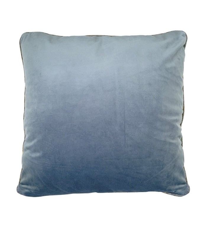 OSCAR - Blue colour polyester cushion 45 x 45