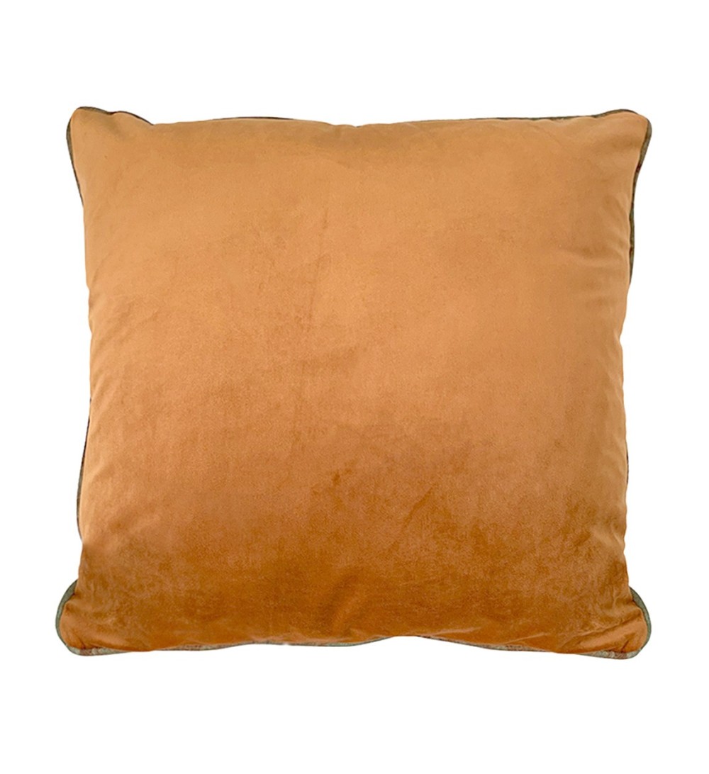 OSCAR - Coussin en polyester couleur orange 45 x 45