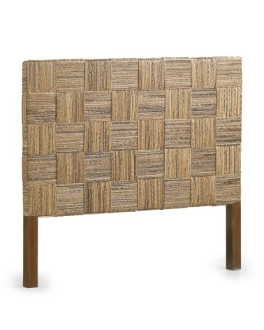 RATTAN - Mindi and rattan headboard 165 x 8 x 145