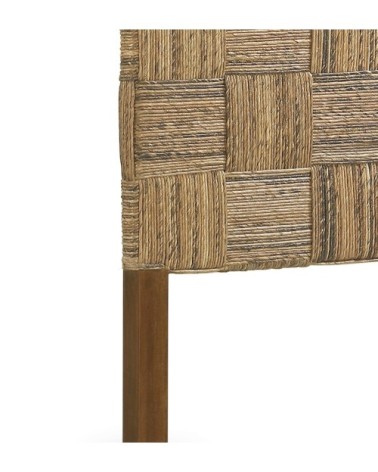 RATTAN - Tête de lit en mindi et rotin 165 x 8 x 145