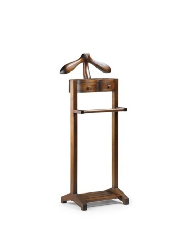 FLAMINGO - Mahogany valet stand 47 x 34 x 122